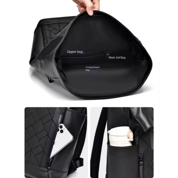 UrbanTech Roll-Top Backpack - Image 4