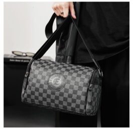 Aabus Checkered Shoulder Bag