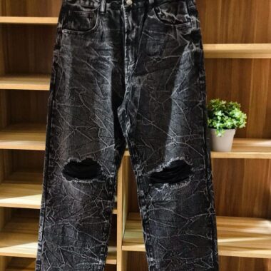 Grunge Denim Pants