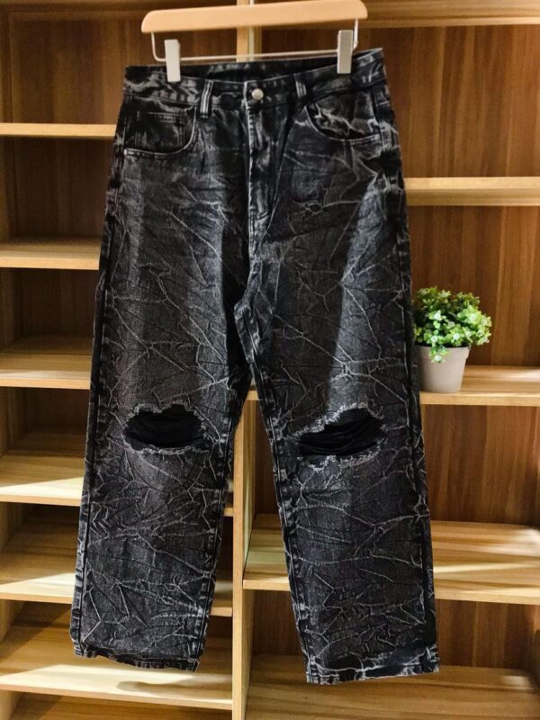 Grunge Denim Pants