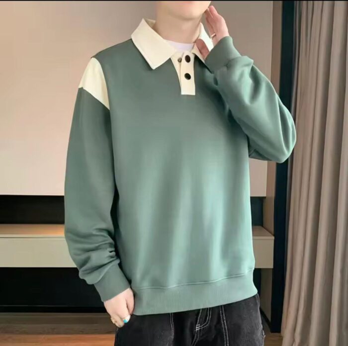 Ryday Long Sleeve Polo Sweatshirt